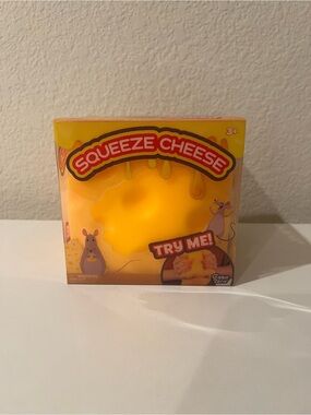 Giggle Zone Squeeze Cheese Squishy Cheese Block